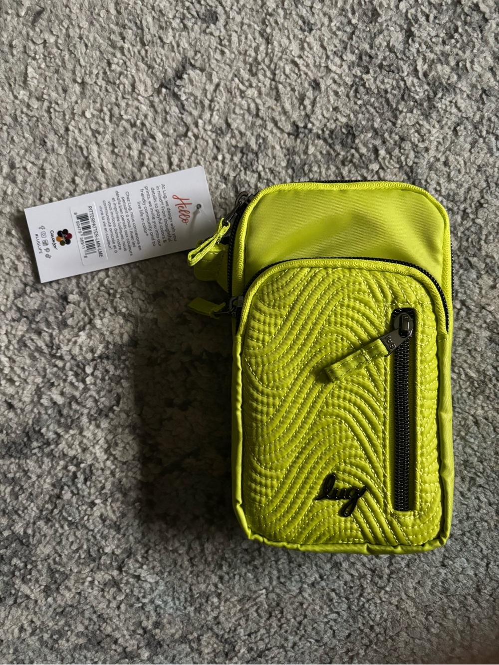 NWT Lug pitter patter in lemon lime